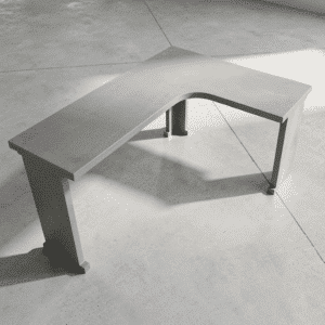 Natural L Concrete Desk