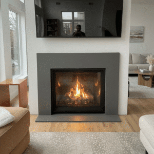 Haven Concrete Fireplace Surround