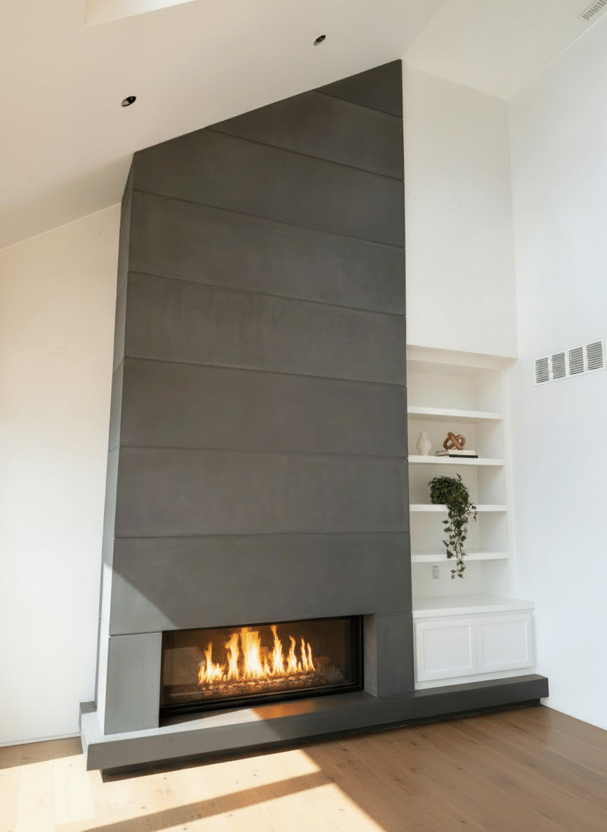 Floor to ceiling Fireplace | Fireplaces | Kendal Charcoal