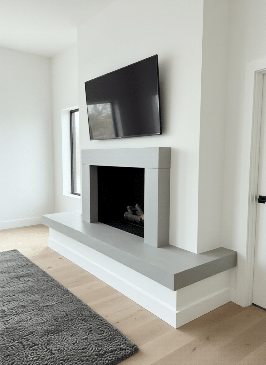 Hearth and Fireplace surround | Fireplaces | Harbor Gray